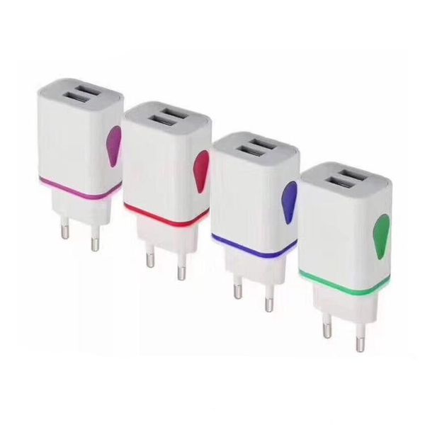 Капли воды LED свет двойной USB порты стены зарядное устройство с различным цветом Г 
Капли воды LED свет двойной USB порты стены зарядное устройство с различным цветом Г