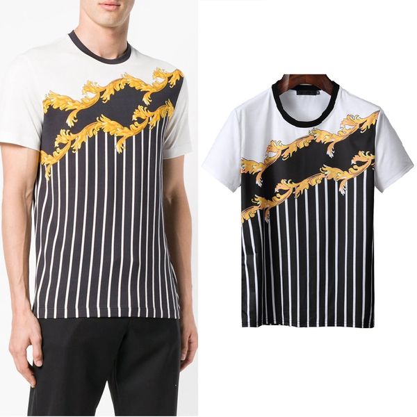 мужские роскошные футболки summer vintage печатных короткие рукава tee homme slim fit высокой моды crew neck дизайнер тенниска, White;black
мужские роскошные футболки summer vintage печатных короткие рукава tee homme slim fit высокой моды crew neck дизайнер тенниска, White;black
