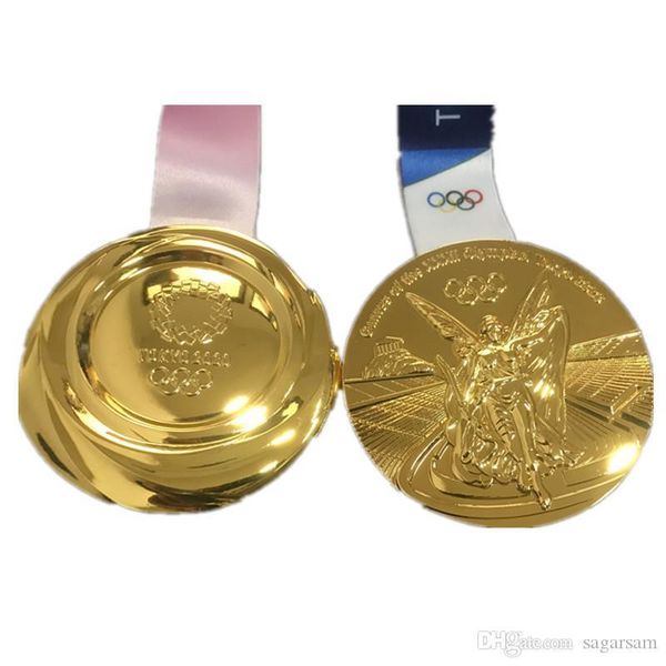 10 шт новейший 2020 tokyo sport championship award золотая медаль 85 мм совершенно новый значок с лентой
10 шт новейший 2020 tokyo sport championship award золотая медаль 85 мм совершенно новый значок с лентой