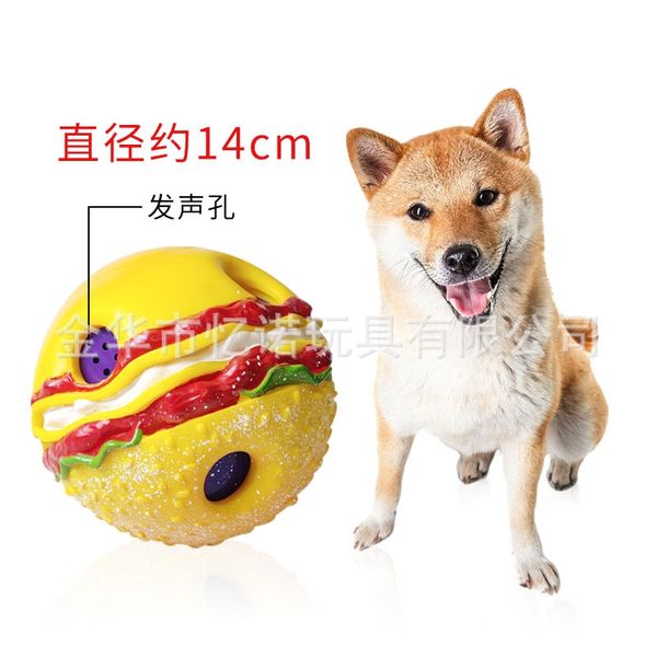 novelty hamburg modeling sound making pet ball dog toy squall ball molar training item bite resistant unnecessary battery
novelty hamburg modeling sound making pet ball dog toy squall ball molar training item bite resistant unnecessary battery
