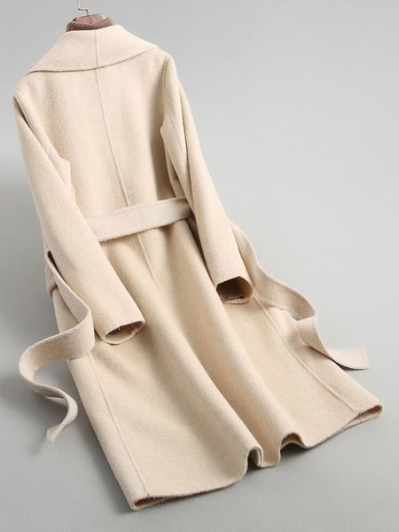 women's wool & blends autumn winter jacket women double-side woolen coat female korean coats alpaca vintage long jackets kqn32028 my192, Black
women's wool & blends autumn winter jacket women double-side woolen coat female korean coats alpaca vintage long jackets kqn32028 my192, Black