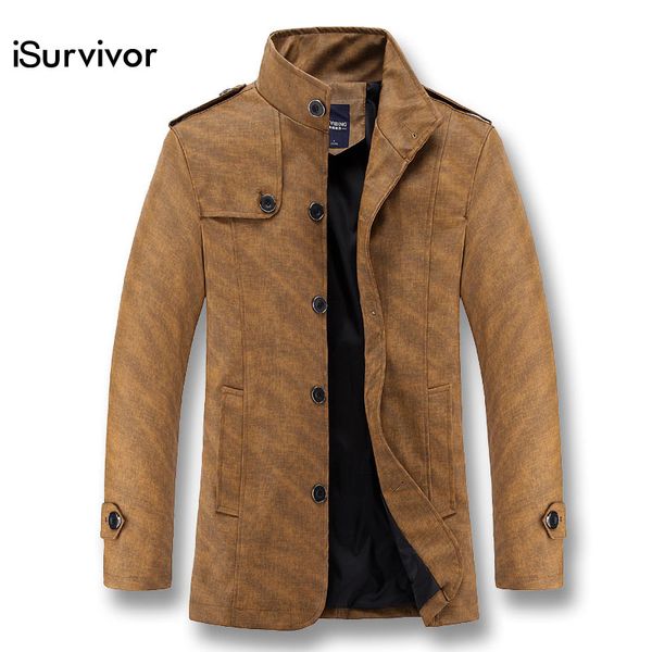 

isurvivor 2019 jaqueta masculina male smart casual slim fitted large size jackets and coats outwear hombre jacket, Black;brown