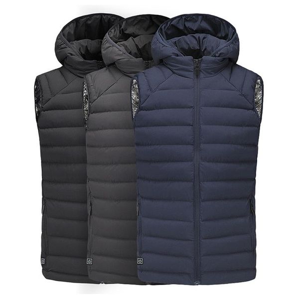2019 upgraded men outdoor usb infrared heating vest jacket winter carbon fiber electric thermal clothing waistcoat, Blue;black
2019 upgraded men outdoor usb infrared heating vest jacket winter carbon fiber electric thermal clothing waistcoat, Blue;black