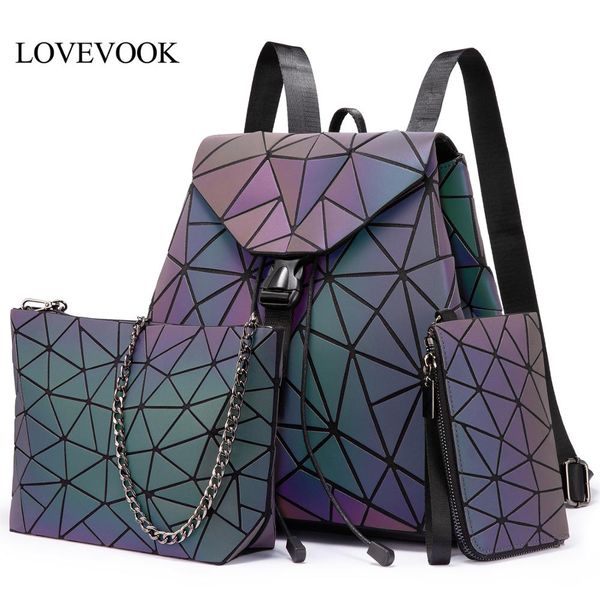 lovevook women backpack schoolbag foldable crossbody bag for ladies bag set 3 pcs wallet and purse geometric luminous color
lovevook women backpack schoolbag foldable crossbody bag for ladies bag set 3 pcs wallet and purse geometric luminous color