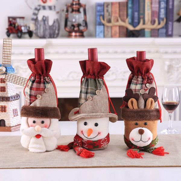 14x32cm christmas santa clause clothing hat dress wine bottle cover decoration new cute christmas wine bottle cover snowman
14x32cm christmas santa clause clothing hat dress wine bottle cover decoration new cute christmas wine bottle cover snowman