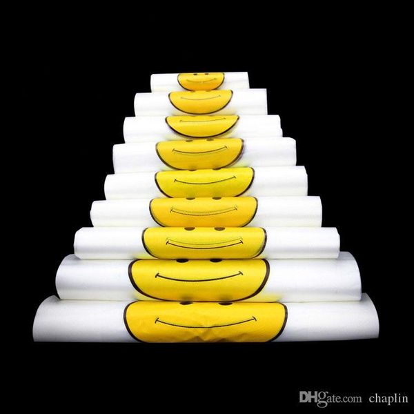 0.03mm transparent smiling face portable plastic bags customized fresh material waterproof multi-purpose vest shopping bags high quality
0.03mm transparent smiling face portable plastic bags customized fresh material waterproof multi-purpose vest shopping bags high quality