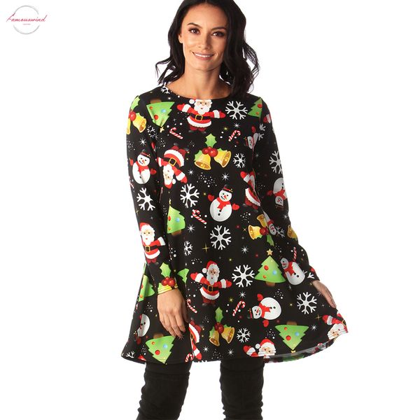 snow man print long sleeve autumn winter christmas dress women new o neck casual party dress short vestido plus size s 5xl, Black;gray
snow man print long sleeve autumn winter christmas dress women new o neck casual party dress short vestido plus size s 5xl, Black;gray
