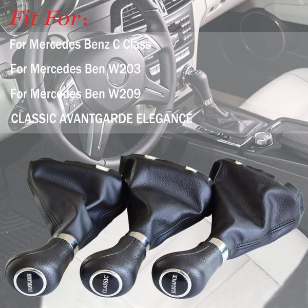 automatic car gear shift knob shifter fit for c class w203 w209 classic avantgarde elegance with gaiter boot cover
automatic car gear shift knob shifter fit for c class w203 w209 classic avantgarde elegance with gaiter boot cover