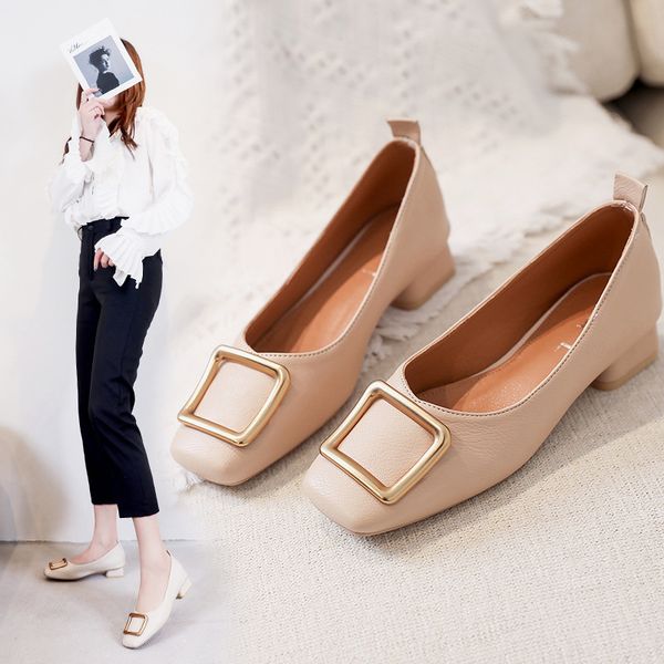 shoes woman flats all-match casual female sneakers 2019 fashion women's autumn buckle pointed toe shallow mouth soft dress, Black
shoes woman flats all-match casual female sneakers 2019 fashion women's autumn buckle pointed toe shallow mouth soft dress, Black