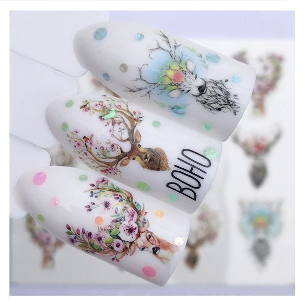 1 sheets nail stickers on nails water transfer nail slider decals animal flamingo deer butterfly foils design decorations, Black
1 sheets nail stickers on nails water transfer nail slider decals animal flamingo deer butterfly foils design decorations, Black