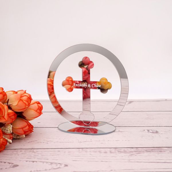 custom acrylic mirror circle cross table standing with names & date personalized wedding party ornament house moving gift
custom acrylic mirror circle cross table standing with names & date personalized wedding party ornament house moving gift