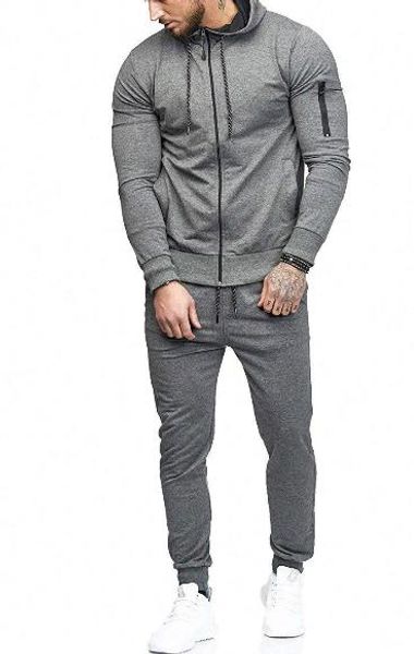 mens designer tracksuits survetement solid color track suit jogging suits men pantalon mens sport clothing, Gray
mens designer tracksuits survetement solid color track suit jogging suits men pantalon mens sport clothing, Gray