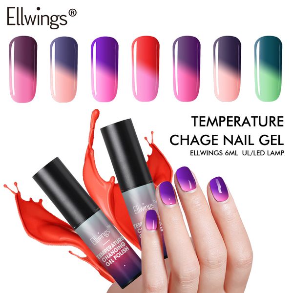ellwings candy colors temperature change gel nail polish 6ml nail art soak uv led changing lucky varnish 29 color gel lacquer, Red;pink
ellwings candy colors temperature change gel nail polish 6ml nail art soak uv led changing lucky varnish 29 color gel lacquer, Red;pink