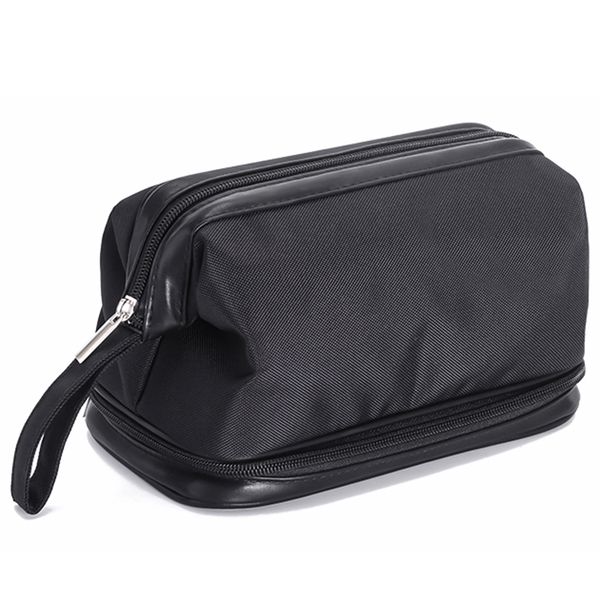 black double-deck waterproof cosmetic bag men wash shaving travel organizer bag necessaries large capacity women toilet makeup b
black double-deck waterproof cosmetic bag men wash shaving travel organizer bag necessaries large capacity women toilet makeup b
