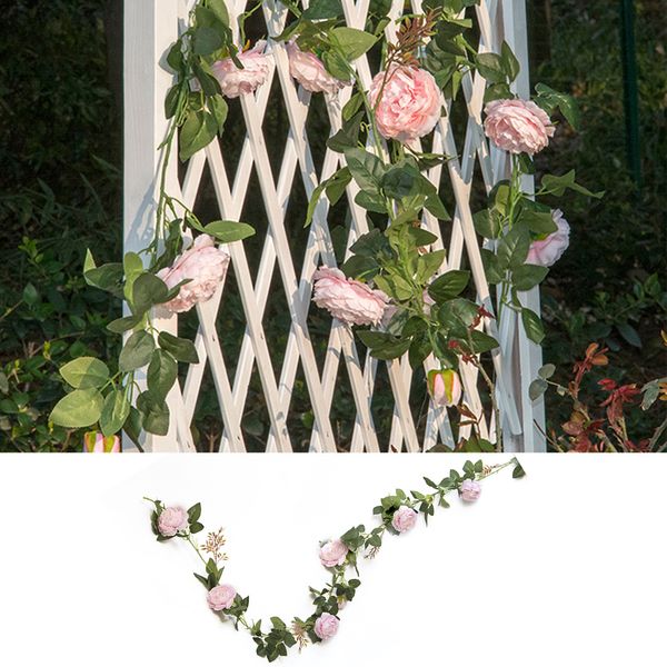 artificial flowers lifelike silk fake flower rose vine rattan cane garland wall hanging plant for wedding home garden decoration
artificial flowers lifelike silk fake flower rose vine rattan cane garland wall hanging plant for wedding home garden decoration