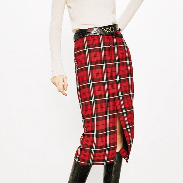 2020 red women skirts college chic winter fashion skirt straight high waist vintage faldas mujer moda casual preppy style plaid skirts, Black
2020 red women skirts college chic winter fashion skirt straight high waist vintage faldas mujer moda casual preppy style plaid skirts, Black