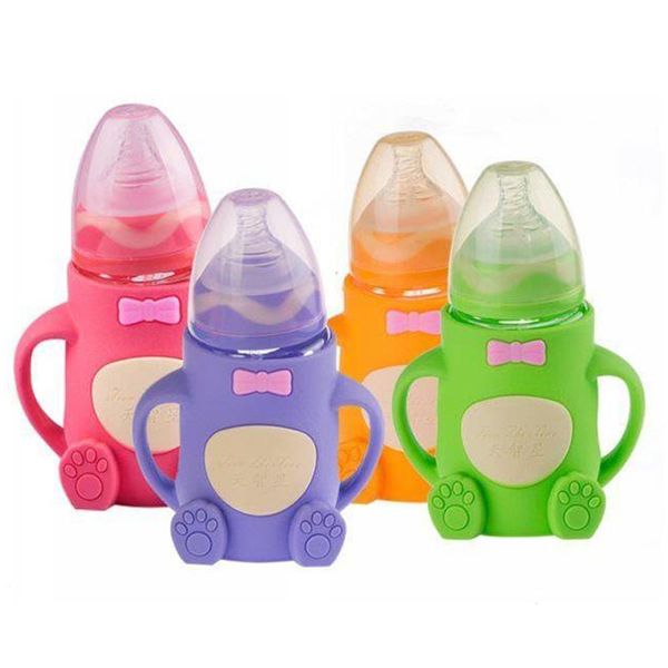 cartoon bear 260ml glass bottle soft liquid silicone nipple safe materials anti fall design baby feeding bottle nursing
cartoon bear 260ml glass bottle soft liquid silicone nipple safe materials anti fall design baby feeding bottle nursing