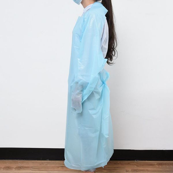 CPE Protective Clothing Disposable Isolation Gowns Clothing Suits Elastic Cuffs Anti Dust Apron Outdoor Protective Clothing ZZA2127
CPE Protective Clothing Disposable Isolation Gowns Clothing Suits Elastic Cuffs Anti Dust Apron Outdoor Protective Clothing ZZA2127
