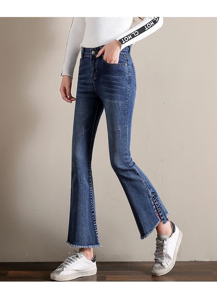 the blue the new han edition chic show thin split flash horns nine minutes of pants
the blue the new han edition chic show thin split flash horns nine minutes of pants