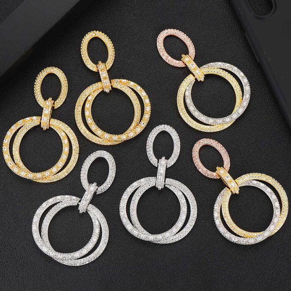 larrauri new bridal wedding circle round pendant earrings for women noble luxury bridal wedding boucle d'oreille femme 2020, Silver
larrauri new bridal wedding circle round pendant earrings for women noble luxury bridal wedding boucle d'oreille femme 2020, Silver