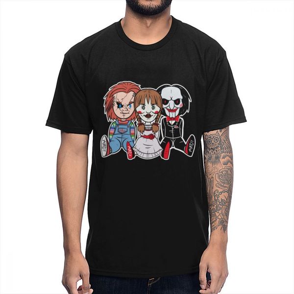 halloween horror chucky jigsaw t shirt casual t-shirt organic cotton plus size tee shirt, White;black
halloween horror chucky jigsaw t shirt casual t-shirt organic cotton plus size tee shirt, White;black