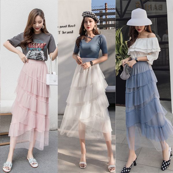 skirts women girls fairy skirt multilayer high waist cake female spring mesh, Black
skirts women girls fairy skirt multilayer high waist cake female spring mesh, Black