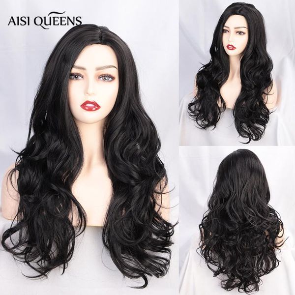 aisi queens long synthetic wavy wigs black red pink colors parts natural wigs for black white women cosplay hair
aisi queens long synthetic wavy wigs black red pink colors parts natural wigs for black white women cosplay hair