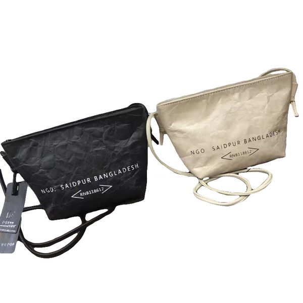 pubgs messenger bags women 2020 new kraft paper student school bags casual style waterproof small wrinkled light portable