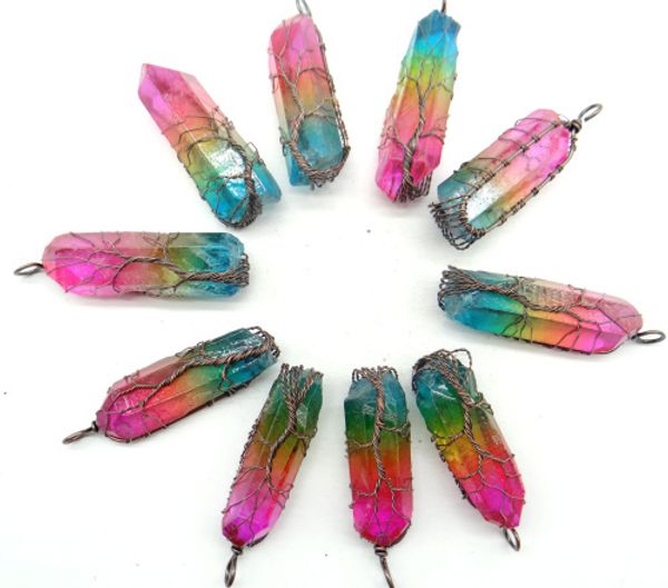 natural stone turquoises quartz crystal titanium crystal pendant for diy jewelry making necklace accessories1pcs a2, Silver
natural stone turquoises quartz crystal titanium crystal pendant for diy jewelry making necklace accessories1pcs a2, Silver