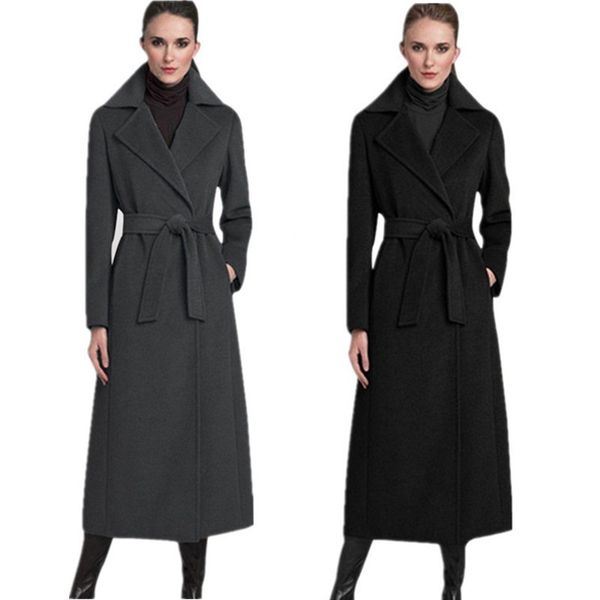 high-grade cashmere coat autumn winter new belt version of woolen coat 2019 ms fashion body wool long elegance coats as185, Black
high-grade cashmere coat autumn winter new belt version of woolen coat 2019 ms fashion body wool long elegance coats as185, Black