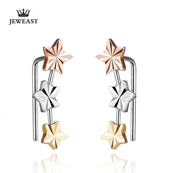 18k gold stud earring yellow/white/rose for women girl star earrings row party fashion design genuine jewelry 2017 new trendy cj191203, Golden
18k gold stud earring yellow/white/rose for women girl star earrings row party fashion design genuine jewelry 2017 new trendy cj191203, Golden