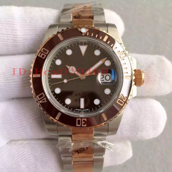 classic men's wristwatch 40mm 116613-ln black dial cal.2836 3135 movement steel automatic luxury jffactory mens watch, Slivery;brown
classic men's wristwatch 40mm 116613-ln black dial cal.2836 3135 movement steel automatic luxury jffactory mens watch, Slivery;brown