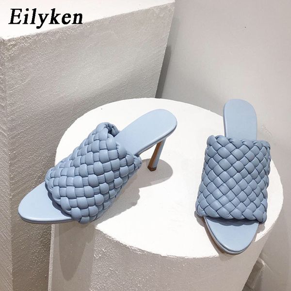 eilyken new fashion weave lattice pu leather shoes women pointed open toe stiletto heels dames slippers gladiator sandals, Black
eilyken new fashion weave lattice pu leather shoes women pointed open toe stiletto heels dames slippers gladiator sandals, Black