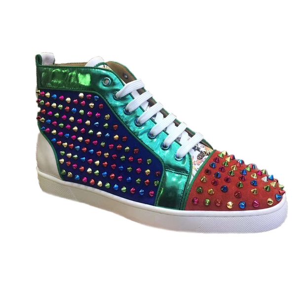 mens luxury red bottom designer casual shoes spikes flats red soles women low fashion leisure shoes with box, Black
mens luxury red bottom designer casual shoes spikes flats red soles women low fashion leisure shoes with box, Black