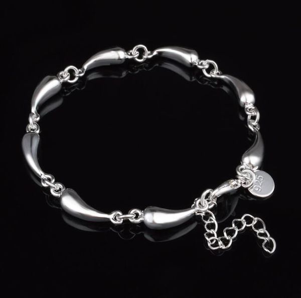 19cm fashion drop designer bracelets 925 sterling silver plated link chain bracelet jewelry wholesale lowest price, Black
19cm fashion drop designer bracelets 925 sterling silver plated link chain bracelet jewelry wholesale lowest price, Black