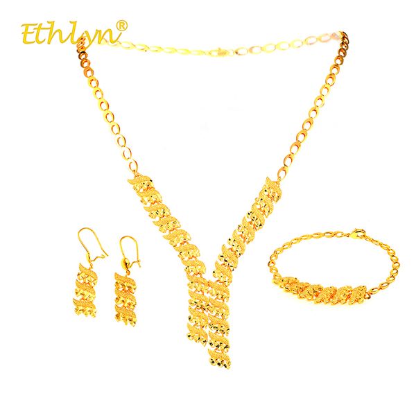 ethlyn geometric necklace/earrings/bracelet 3pcs luxury bright golden women jewelry set africa/middle east/ethiopia wedding s271, Silver
ethlyn geometric necklace/earrings/bracelet 3pcs luxury bright golden women jewelry set africa/middle east/ethiopia wedding s271, Silver
