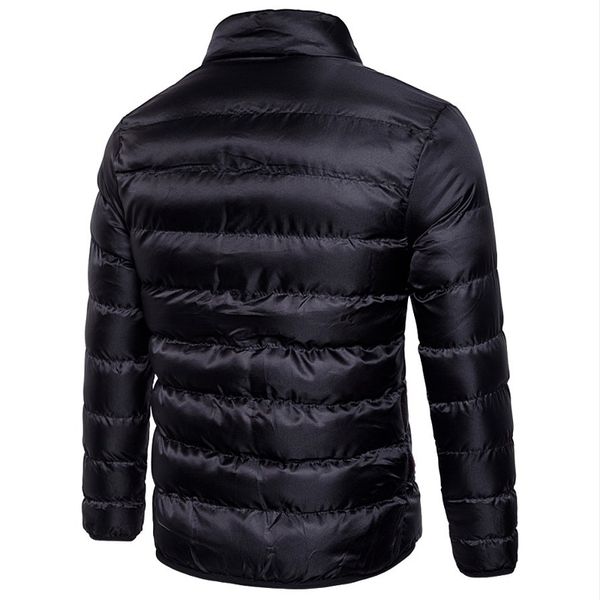 mens coat casual stand collar padded winter jacket long sleeve zipper outwear, Black;brown
mens coat casual stand collar padded winter jacket long sleeve zipper outwear, Black;brown