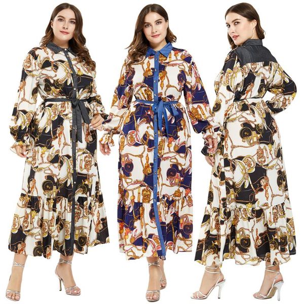 vintage muslim women floral printed long sleeve maxi dress abaya islamic open button cardigan clothing plus size cocktail robe, Red
vintage muslim women floral printed long sleeve maxi dress abaya islamic open button cardigan clothing plus size cocktail robe, Red