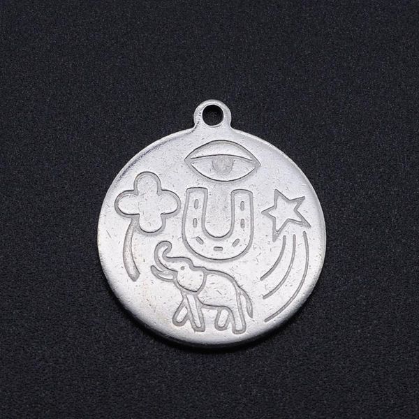 5pcs/lot 100% stainless steel lucky symbol diy charm pendant wholesale necklace pendants bracelet making charms, Bronze;silver
5pcs/lot 100% stainless steel lucky symbol diy charm pendant wholesale necklace pendants bracelet making charms, Bronze;silver