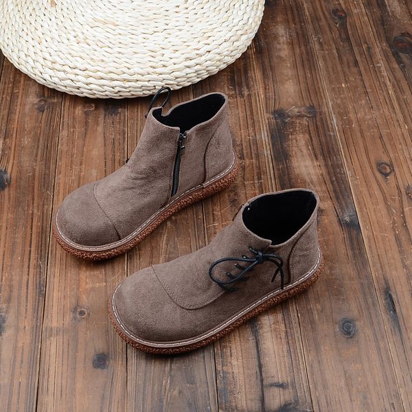 mori retro high-help big head doll shoes muffin thick-soled short boots college wind women's casual ankle boots, Black
mori retro high-help big head doll shoes muffin thick-soled short boots college wind women's casual ankle boots, Black