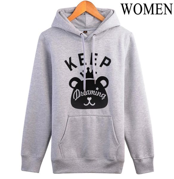 2019 autumn fashion long sleeve brand clothing keep dreaming kawaii cartoon tracksuits women sweatshirts fitness fleece hoodies, Black
2019 autumn fashion long sleeve brand clothing keep dreaming kawaii cartoon tracksuits women sweatshirts fitness fleece hoodies, Black