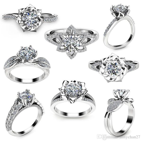 new rings rhinestone flower good quality fashion silver 925 ring mixed different styles fashion wedding jewelry dhl, Golden;silver
new rings rhinestone flower good quality fashion silver 925 ring mixed different styles fashion wedding jewelry dhl, Golden;silver