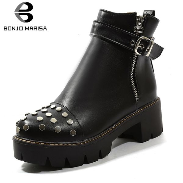 bonjomarisa large size 34-43 ladies cool rivet boots comfort ankle platform boots women 2019 school 5 cm med heels shoes woman, Black
bonjomarisa large size 34-43 ladies cool rivet boots comfort ankle platform boots women 2019 school 5 cm med heels shoes woman, Black
