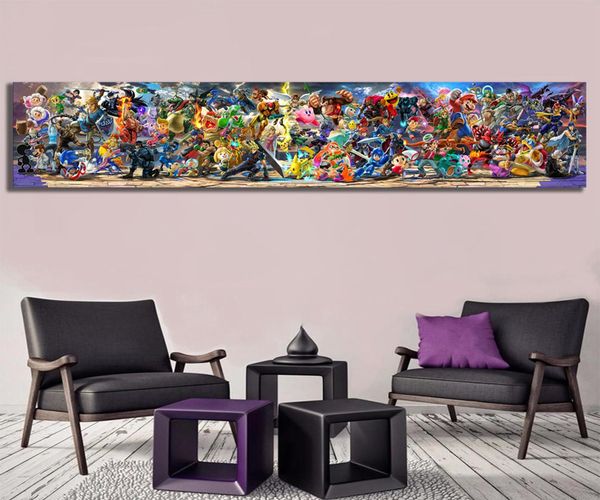super smash bros ultimate update art video game poster cartoon pictures artwork canvas paintings wall art for home decor
super smash bros ultimate update art video game poster cartoon pictures artwork canvas paintings wall art for home decor