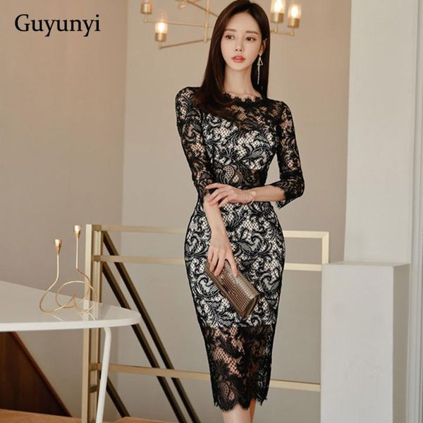 black backless lace dress 2020 spring seven-point sleeve high waist tight-fitting temperament elegant party dress women, Black;gray
black backless lace dress 2020 spring seven-point sleeve high waist tight-fitting temperament elegant party dress women, Black;gray