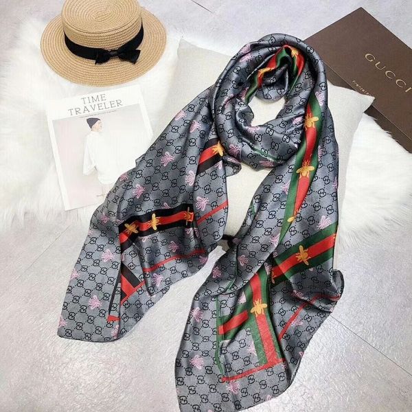 r silk muffler wuman scarf brand scarf ladies soft super long luxury scarf shawl spring fashion printed scarves, Blue;gray
r silk muffler wuman scarf brand scarf ladies soft super long luxury scarf shawl spring fashion printed scarves, Blue;gray