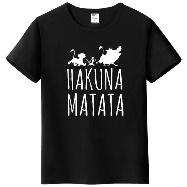 men's casual 100% cotton hakuna matata print short sleeve men's t-shirt casual big bang theory men's t-shirt summer, White;black
men's casual 100% cotton hakuna matata print short sleeve men's t-shirt casual big bang theory men's t-shirt summer, White;black