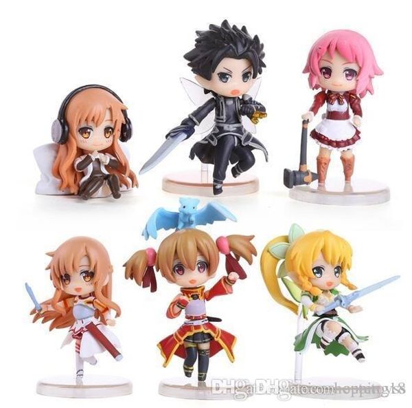 discout t611 2.5inch 6cm 6pcs/set sword art online kirigaya kazuto yuuki asuna lefa action figure opp
discout t611 2.5inch 6cm 6pcs/set sword art online kirigaya kazuto yuuki asuna lefa action figure opp
