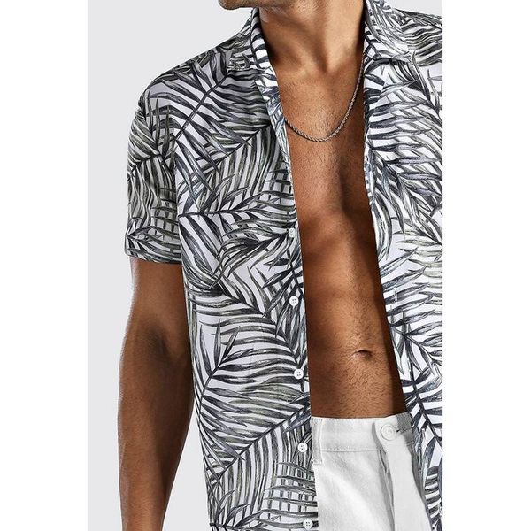 2020 summer men printed hawaiian shirt short sleeve lapel chic breathable streetwear casual beach shirts vacation camisa incerun, White;black
2020 summer men printed hawaiian shirt short sleeve lapel chic breathable streetwear casual beach shirts vacation camisa incerun, White;black