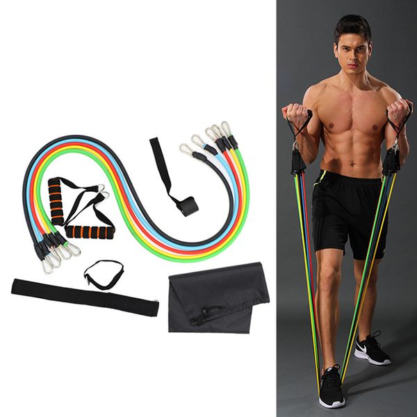 11pc resistance band pull rope tpe for yoga fitness rally pull rope fitness equipment set muscle training belt elastic
11pc resistance band pull rope tpe for yoga fitness rally pull rope fitness equipment set muscle training belt elastic